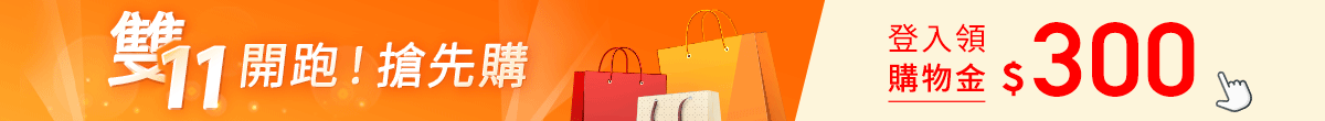 雙11購物節 滿額折111元